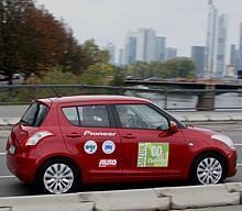 Suzuki Swift unterwegs bei der CO2-Challenge. Foto: Suzuki/Auto-Reporter.NET